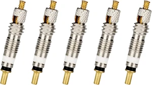 5 Pezzi Valvole Presta Valvole Universale,Nucleo Valvola Pneumatico per Tubeless - Foto 1 di 12