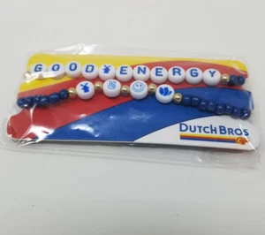 Dutch Bros Friendship Bracelets Good Energy May 29, 2025 Limited Edition Release - Afbeelding 1 van 4