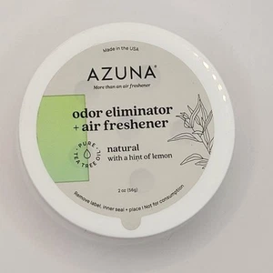 Azuna NATURAL Odor Eliminator Air Freshener Gel - 2 oz Jar - Picture 1 of 3