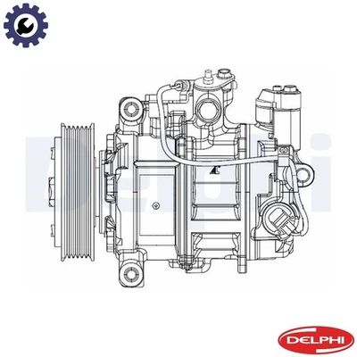 COMPRESSOR AIR CONDITIONING CS20504 FOR BMW 1/F20/3/F3 N13B16A 1.6L 4cyl 1 F20 - Image 1 of 4