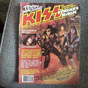 Teen Machine KISS STRIKES BACK Magazine January 1981 KISS, ERIC CARR - Picture 1 of 4
