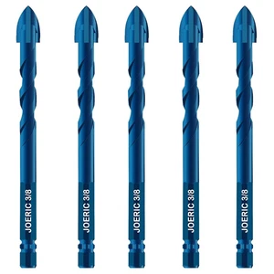 Juego Brocas 3/8" Para Concreto 5Pzs, Cerámica, 10mm, Albañilería - Imagen 1 de 12
