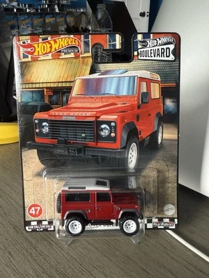 2020 Hot Wheels Premium Boulevard Land Rover Defender 90 Truck #47 New Sealed  - Image 1 of 2