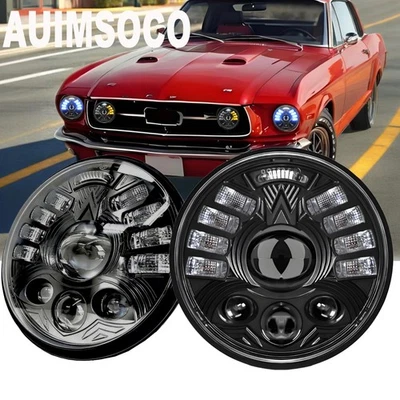 Par de faros LED de 5,75" 5-3/4 intermitentes altos/bajos para Buick LeSabre 1959-1975 Foto 1 de 4