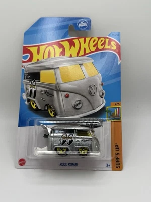 Hot Wheels ZAMAC KOOL KOMBI HW Surf's Up Moon Eyes 2023 VW Walmart Exclusivo Foto 1 de 4