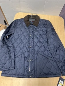 Tommy Hilfiger Men’s Quilted Navy Blue Jacket size M - Picture 1 of 11