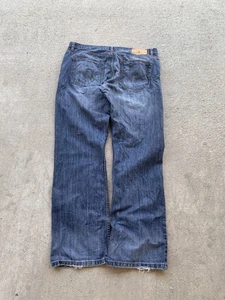 Pantalones de mezclilla Rocawear para hombre 38x34 azul calce holgado desgastado ropa de calle hip hop - Imagen 1 de 13