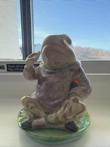 Beatrix Potter Jeremy Fisher Frog Figurine 1989 Royal Albert - Picture 1 of 6