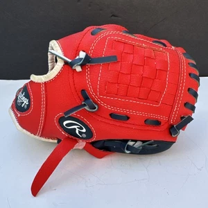 Guanto Rawlings PL90SN rosso/blu lancio destro 9" usato - Foto 1 di 11