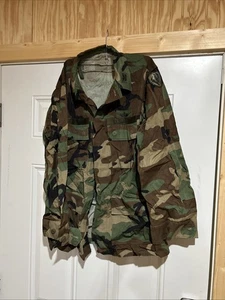 Original US Military Ripstop BDU M81 Woodland Sommer Top - Medium Long Patches - Bild 1 von 5