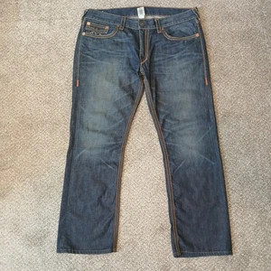 Vintage True Religion Ricky Big Qt Golden Size 40 M Men’s Denim Jeans Baggy Y2K - Picture 1 of 23