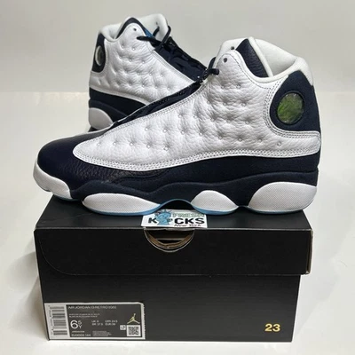 Jordan 13 Blanco Obsidiana Polvo Azul Escuela Primaria Talla 6.5Y YouthEU39 DJ3003-144 Foto 1 de 4
