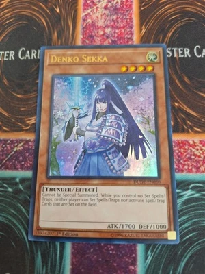 Yugioh Denko Sekka DUDE-EN030 Ultra Rare 1st Edition Near Mint - Image 1 of 4