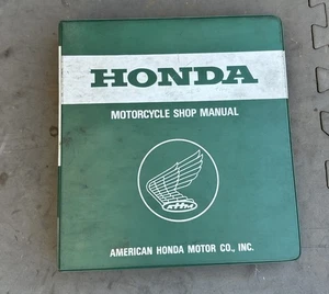 Honda OEM Service Manual Repair Shop Green Binder ‘80-82, ‘86 CT110 ‘77-‘79 CT90 - Picture 1 of 10