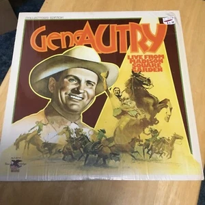 Gene Autry Live From Madison Sq Garden Republic Rec Shrink Poly AlbSlee NM/NM - Picture 1 of 4