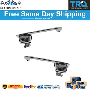 TRQ New Chrome Exterior Outside Door Handle Set For 1978-1993 Dodge Plymouth - Picture 1 of 5