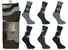 6 & 12 Pairs Men Cotton Sock Ralph Lewis Dark Argyle Diamond Socks Size(UK 6-11)