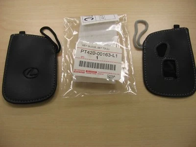 Lexus LS460 LS600HL (2013-2017) MANDO A DISTANCIA LLAVERO GUANTES (2) NEGRO NUEVO Foto 1 de 2