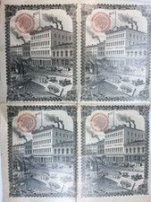 xRARE Uncut Advertising Sheet - A Pollack Cigar Stogies Wheeling WV 1915 Store