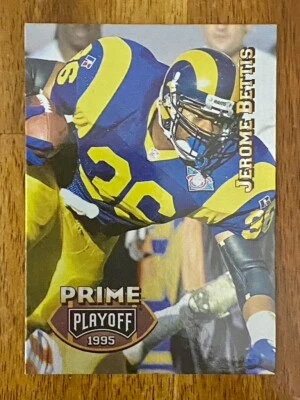 1995 PLAYOFF PRIME JEROME BETTIS #6 RAMS - Image 1 of 2