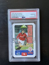 1995-96 Hasbro Subbuteo Squads David Beckham RC Rookie PSA 10 GEM MINT 4939