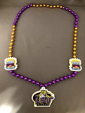 LSU TIGERS 2004 Sugar Bowl National Championship Necklace - VERY RARE MINT ITEM Cover