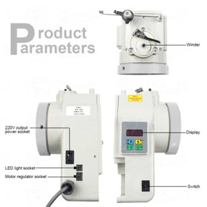 1000W Integrated Sewing Servo Motor Driver Needle Position LED light 500-3000RPM - Picture 1 of 9