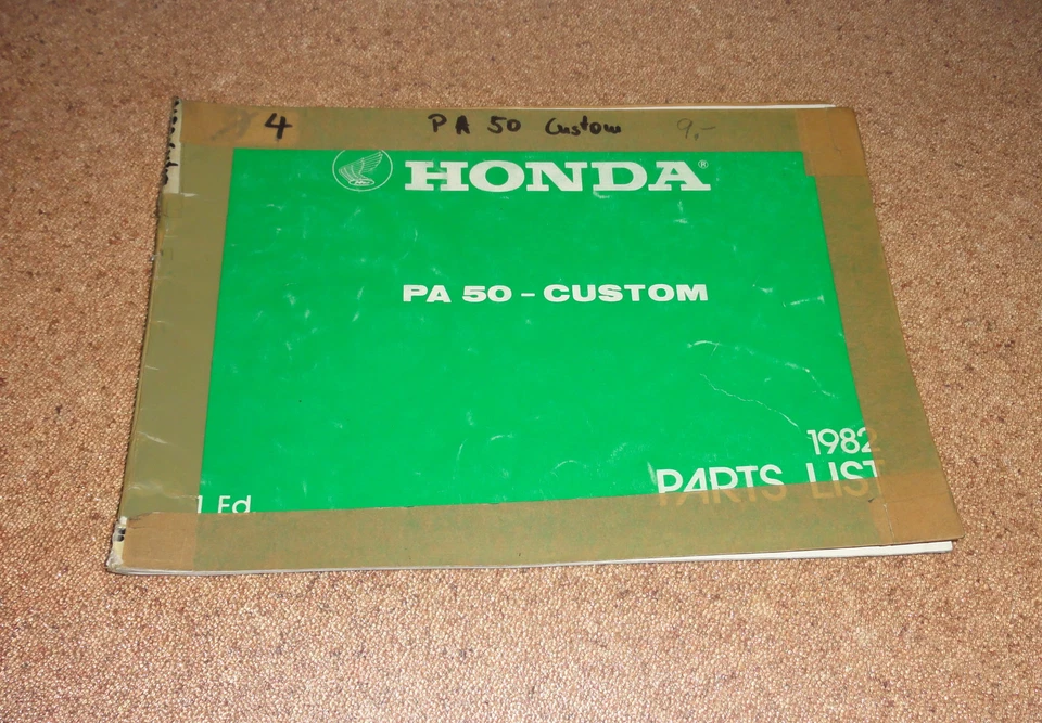 Teilkatalog Honda Pa 50 Custom Stand 04/1982 - Immagine 1 di 1