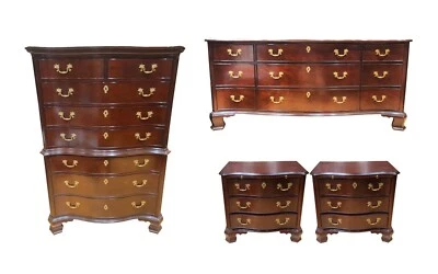 Kindel набор из 4 предметов из красного дерева змеевик: комод, тумбочки, сундук (ЧИТАТЬ) - Изображение 1 из 4