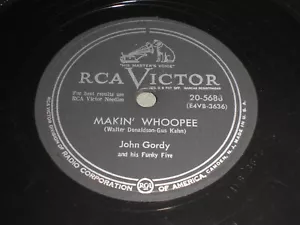 John Gordy: Makin' Whoopee / If You Knew Susie Like I Know Susie 78 - RCA - Foto 1 di 1