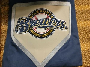 Pottery Barn Teen MLB Milwaukee Brewers Patch Sham, Standard 26x20in  - Picture 1 of 4