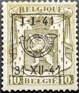 Stamp Belgium SG729 1936 10c Lion Used - Picture 1 of 1