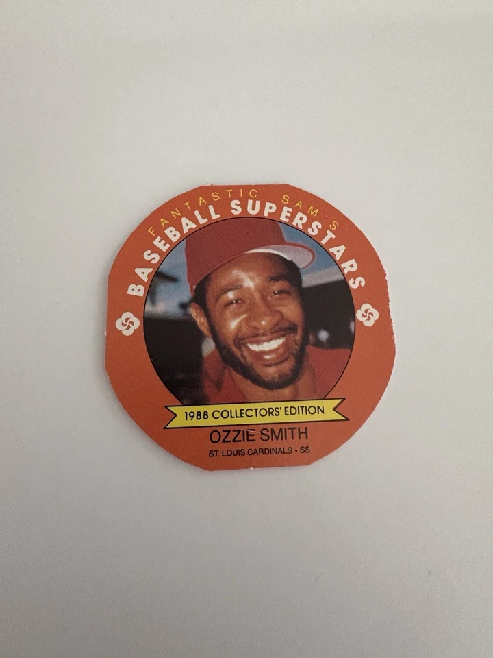 OZZIE SMITH 1988 FANTASTIC SAM'S BASEBALL DISC - Image 1 of 1