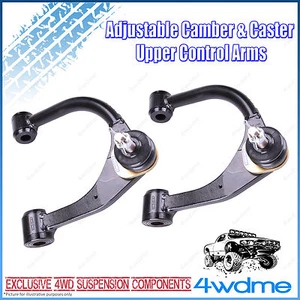 Fits Toyota Hilux KUN26 Adjustable Upper Control Arms Camber Caster Correction - Picture 1 of 3