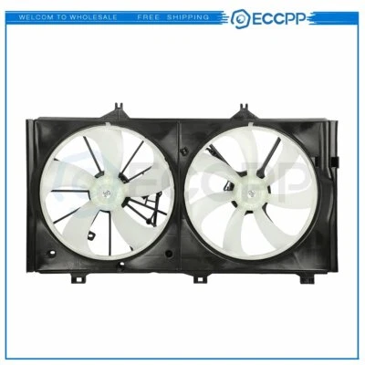 Radiator Condenser Cooling Fan Assembly For 2005 2006 2007-2012 Toyota Avalon Foto 1 de 4