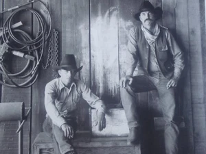 Jay Dusard Cowboy Portrait Skull Valley, Az 1981 Screen Print Poster MINT - Picture 1 of 4