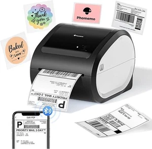 100x150mm Bluetooth Label Printer A6 4x6" Thermal Shipping Address Label lot - Picture 1 of 12