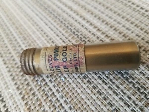 Frasco de vidrio Reeve's Polvo metálico DEEP GOLD vintage años 20 Alemania - Imagen 1 de 6