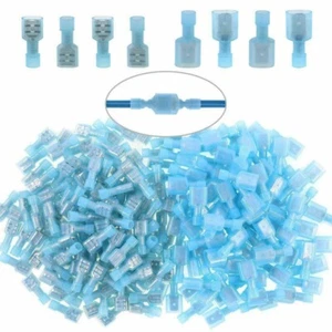 50PCS Nylon Male and Female Electrical Crimp Terminator Wire Cable Connector - Picture 1 of 11