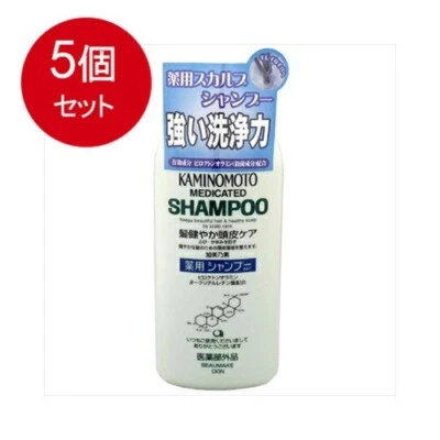 [ 5 Set ]×300ml Kaminomoto Medicated Shampoo B&P Scalp Care FROM JAPAN - Image 1 of 3
