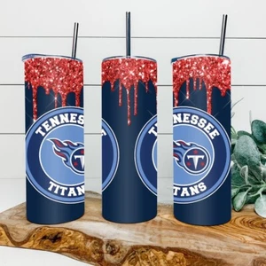 Tennessee Titans 20oz Skinny Stainless Steel Tumbler - Picture 1 of 1