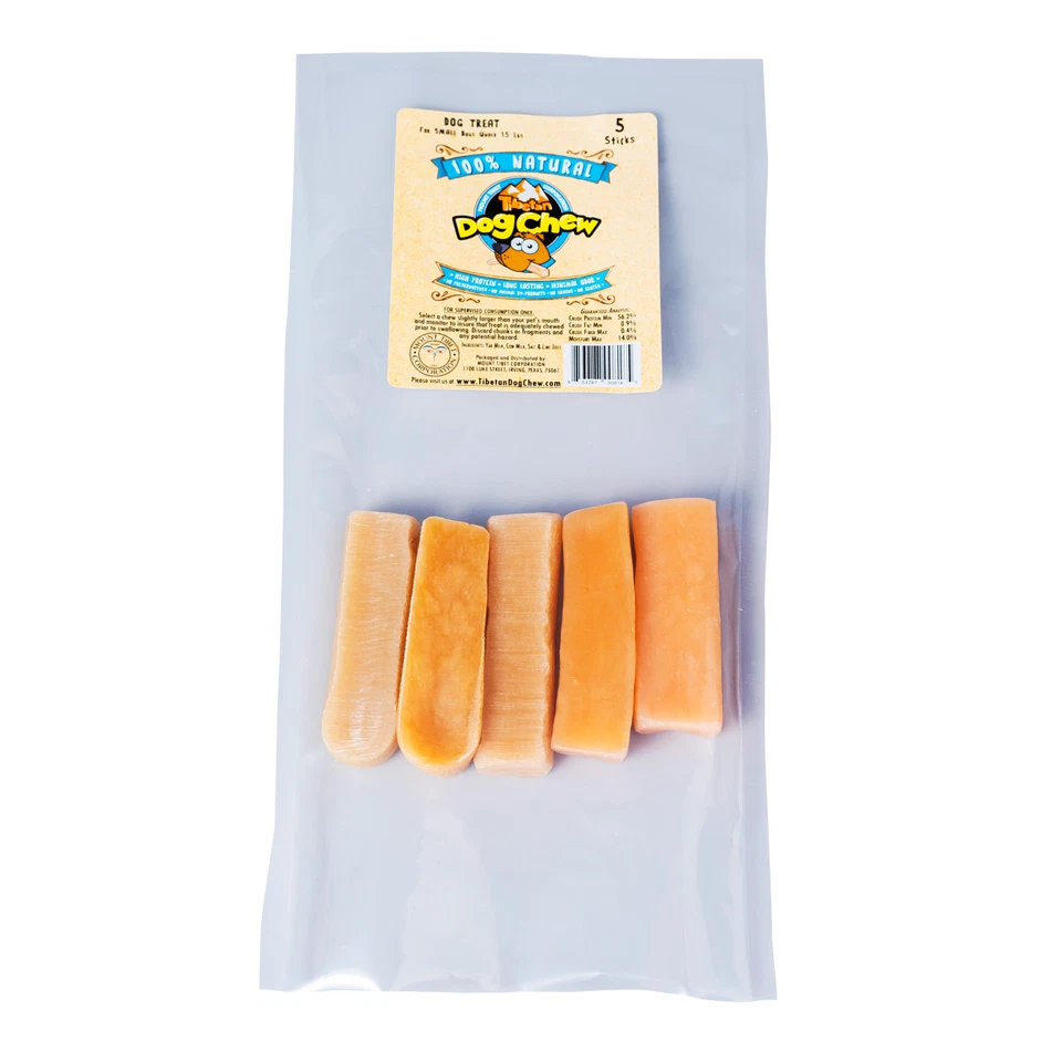 Himalayan Yak Cheese Dog Chew for Small dogs - 5pc, Natural & Healthy Dog Treats - Image 1 of 4
