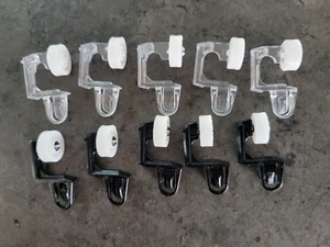 Hunter Douglas Vertiglide Rail Carrier Gen 3 QTY 5 Clear / 5 Black - Picture 1 of 1
