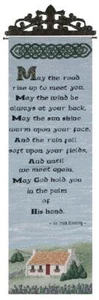 The Road Rises Charming Religious Home Decor Tapestry Bell Pull With Topper - Afbeelding 1 van 1