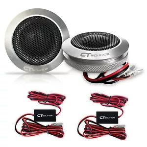 CT Sounds Meso 25mm 100 Watt Tweeter a cupola di seta da incasso, coppia - Foto 1 di 6