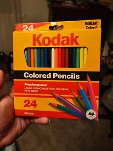 Vintage Kodak Colored Pencils 24 Count