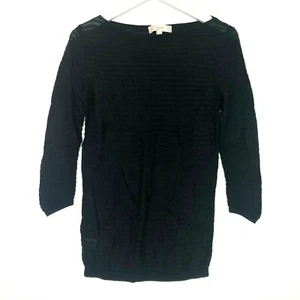 Loft gerippter gestreifter U-Boot Ausschnitt Pullover dunkelblau Gr.XS - Bild 1 von 4