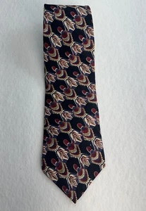 VTG Saville 100% Silk From Italy Made in USA- JAG Multicolored Floral Short - Picture 1 of 8