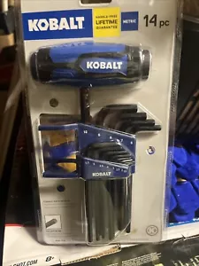 KOBALT 0498853 ToolHex Key Wrench 14 pc Set Allen Mm - Picture 1 of 3