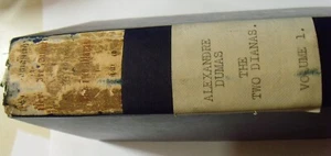 1892 Alexandre Dumas THE TWO DIANAS VOLUME 1 owned by senator Harley M. Kilgore - Picture 1 of 10